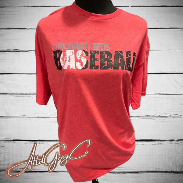 Cincinnati Reds Baseball Shirt, Cincinnati Baseball Tee, Unisex Reds Tshirt, MLB, Gifts for her, Gifts for him, Reds Opening Day Cincinnati