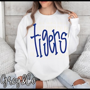 Tigers Sweatshirt, Trendy Tigers Shirt, Tigers Shirt for Game Day, Tigers Mascot Tee, Gifts for Her