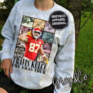 Travis Kelce The Eras Tour Sweatshirt, Kansas City Football Shirt, KC tshirt, TK shirt, Kansas City Sweatshirt, Gifts for her