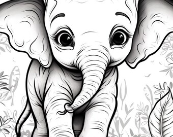 20x Animal Coloring Page A4 | Printable Coloring Pages | Download Grayscale Illustration | Printable Picture Files