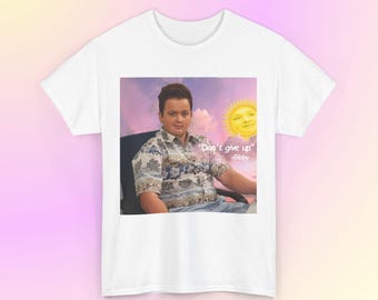 Dont Give Up -Gibby | Well Fitting Cotton Shirt | Iconic Line Shirt | Satire T-Shirt | Meme-Inspired Motivational Tee | Satire Meme T-Shirt