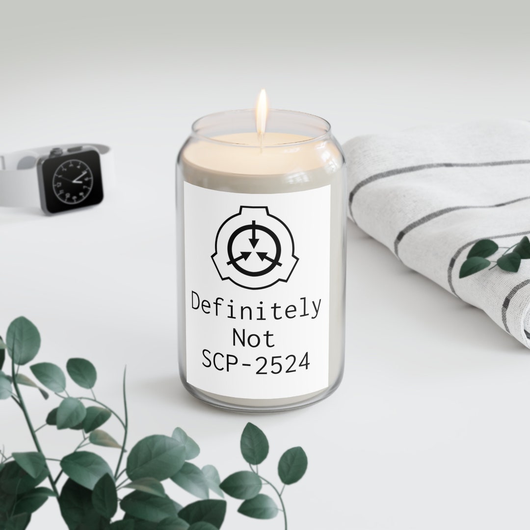 SCP2524 Inspired Candle, Mystery and Intrigue, SCP Foundation Decor
