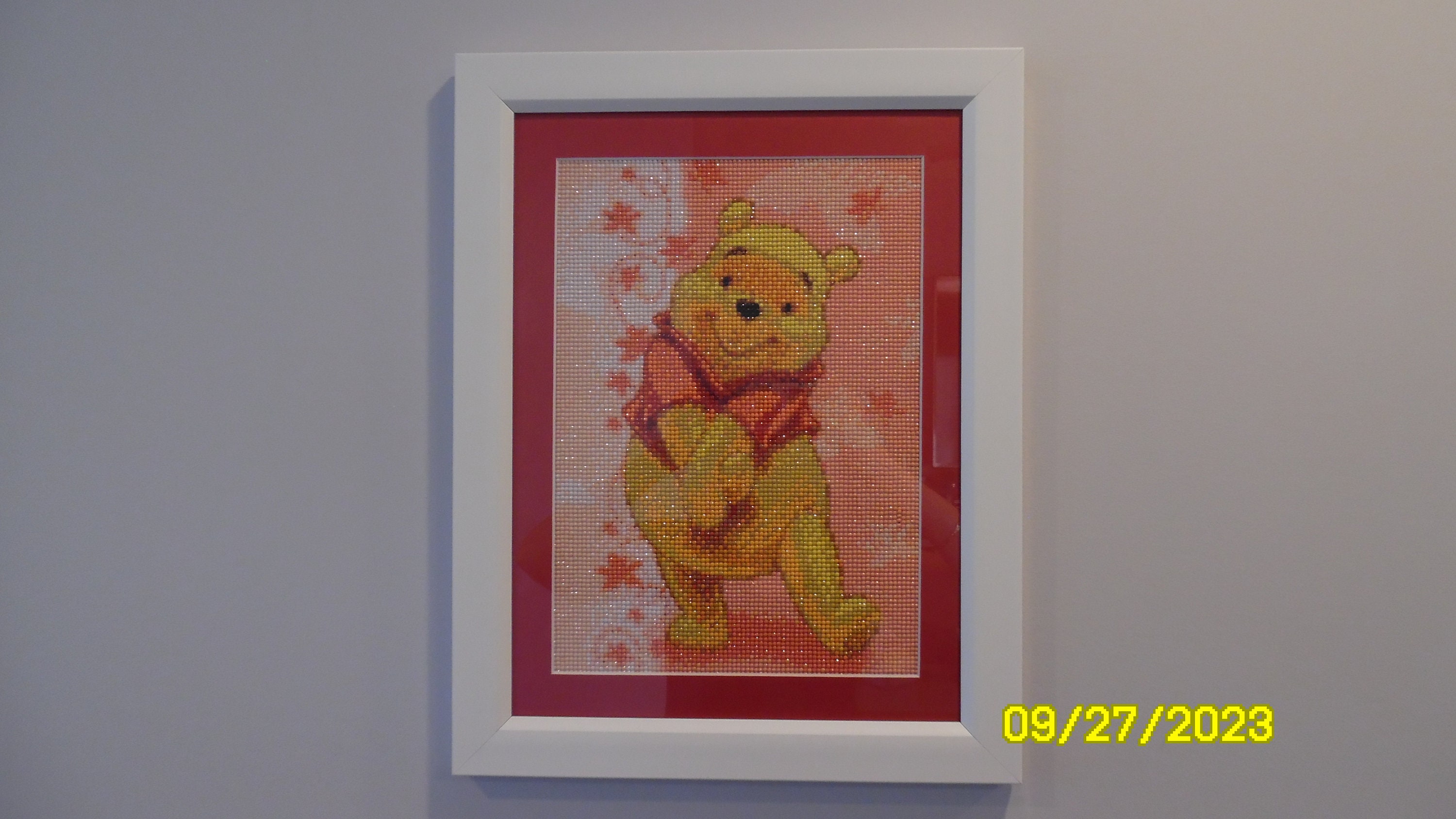 Completed Winnie the Pooh & Friends Diamond Dotz Painting Disney