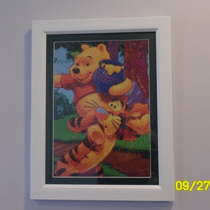 DIY 5D Diamond Painting Kits for Adults and Kids, 16X12 Disney Stitch  Pooh Bear and Tigger Pooh Bear Full Drill Crystal Rhinestone Embroidery  Arts
