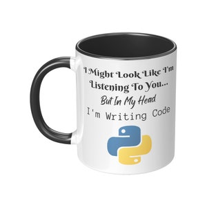 Python Programmer Mug: Funny Computer Geek Coffee Gift Bild 5