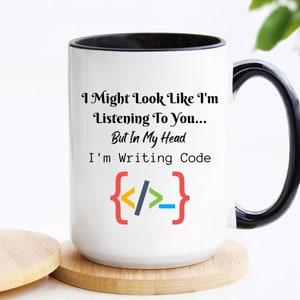 Funny HTML Programmer Coffee Mug: Computer Geek Gift