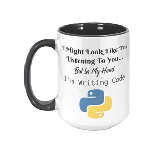 Python Programmer Mug: Funny Computer Geek Coffee Gift Bild 6