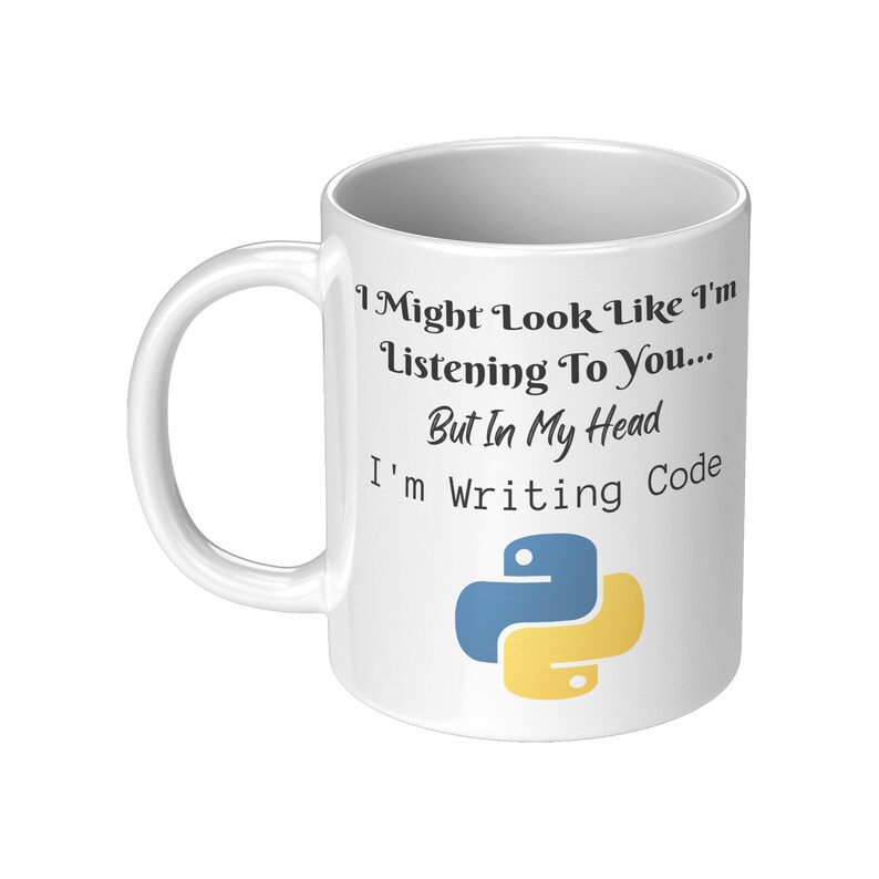 Python Programmer Mug: Funny Computer Geek Coffee Gift Bild 7