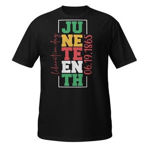 Juneteenth 1865 Short-Sleeve Unisex T-Shirt