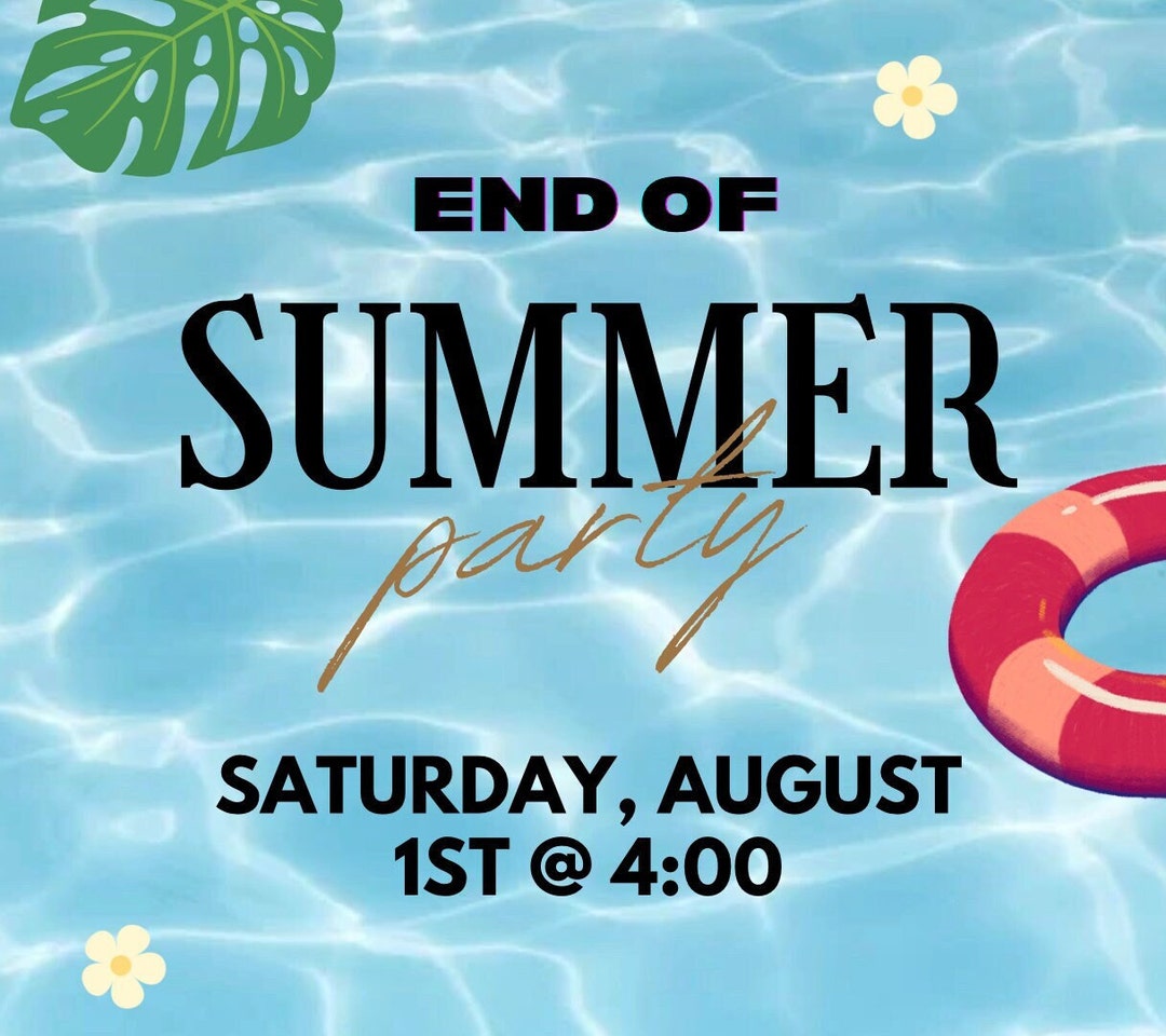 Digital Download Printable End of Summer Party Invitation - Etsy