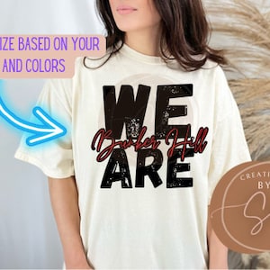 We are SCHOOL LOGO or TOWN customizable  png file