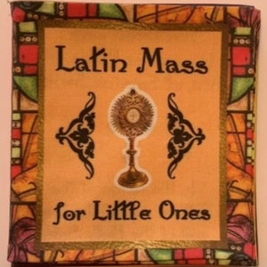 Fabric Latin Mass Children&#39;s Book