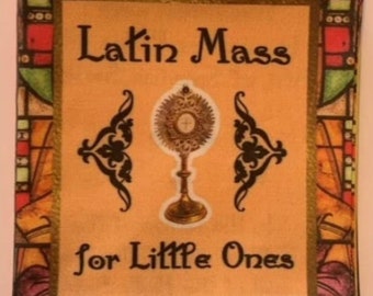 Fabric Latin Mass Children's Book