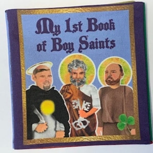 Fabric My 1st Book of Boy Saints Children&#39;s Book