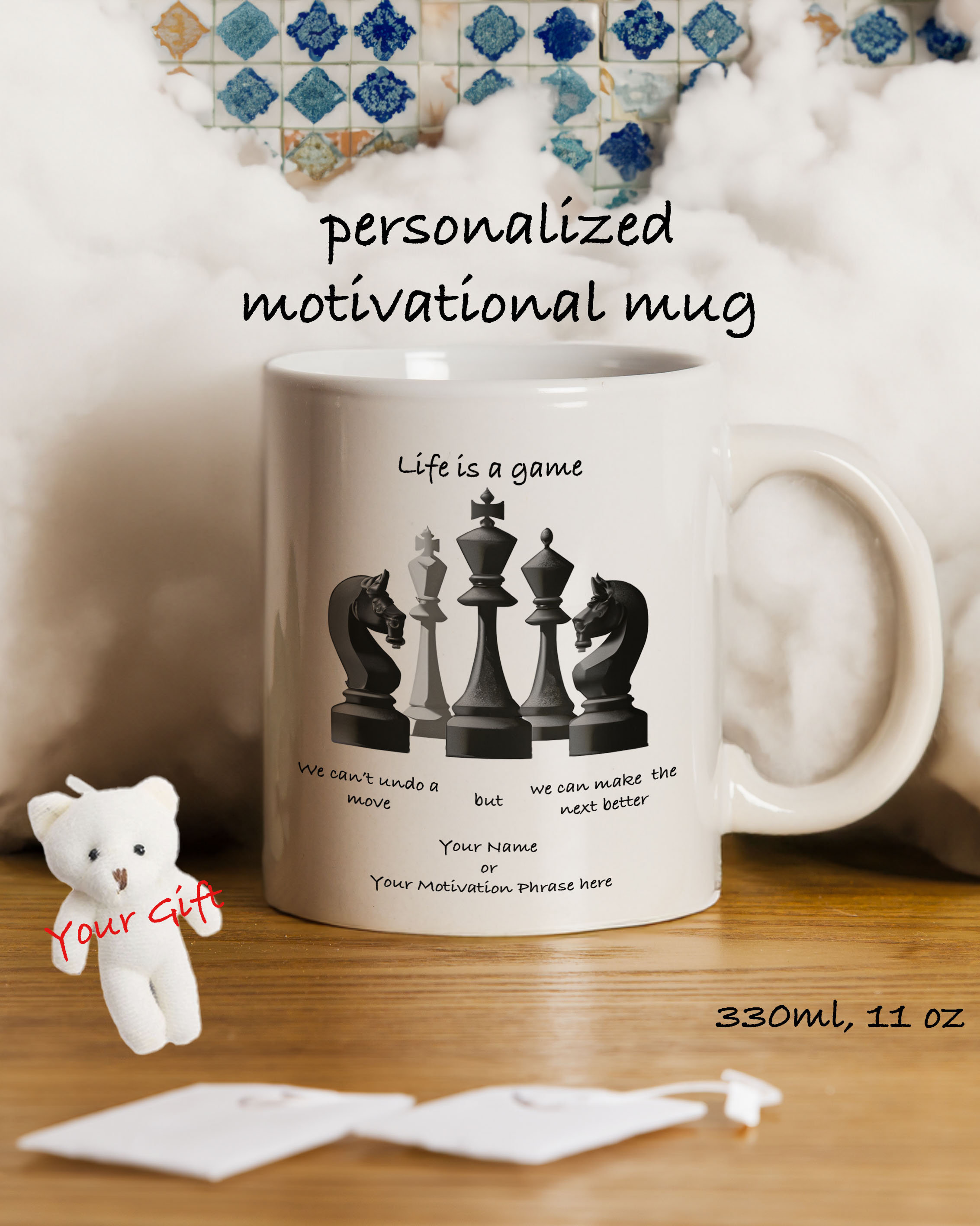 Vienna Gambit Chess Mug