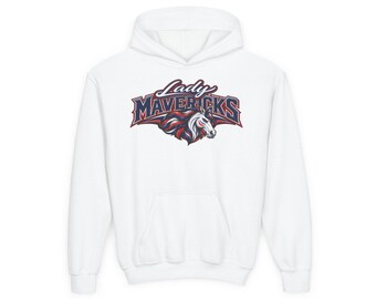 Lady Mavericks Logo Youth Hoodie