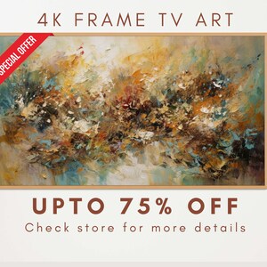 Samsung Frame TV Art, Colourful TV Art Decor, 4K tv Frame Art, Vibrant Tv decor, Abstract TV Art, Digital Painting, Instant Download
