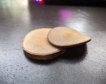 Unfinished Birch discs (aka, beaver biscuits)