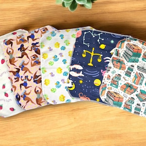 Set of 10 &quot;Un&quot; Paper Towels, Pick Your Pattern, Reusable Paper Towels, Eco Friendly Paper Towel Alternative, Washable, Paperless Towels