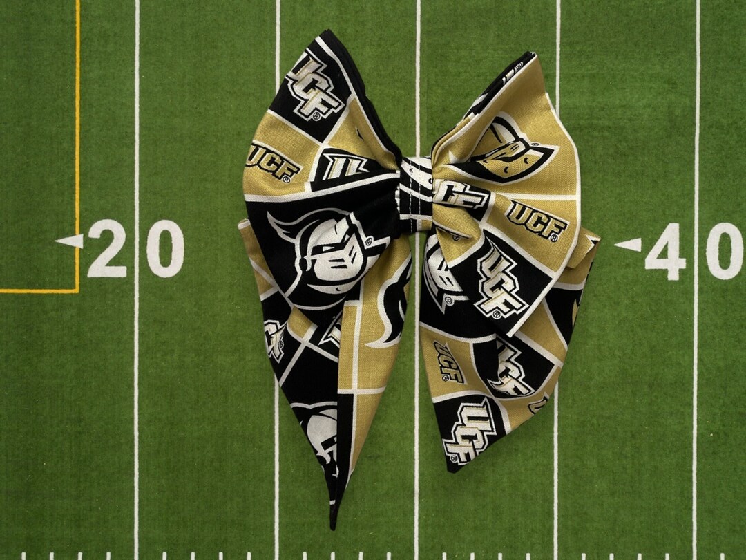 UCF Knights Fable Bow UCF Black and Gold Go Knights Charge Etsy