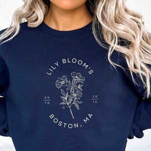 Authorized Colleen Hoover Merch, Bookish Sweatshirt, Lily Bloom&#39;s Floral Shop Sweatshirt, Booklovers gift, It Ends With Us, Booktok merch