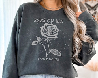 Dark Romance Comfort Colors Crewneck, Eyes on Me Vintage Sweater, Booktok merch, Morally Grey Men Club, Haunting Adeline Shirt