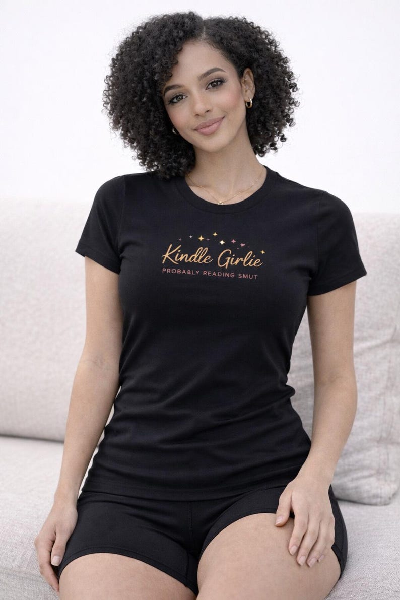 Kindle Reader Shirt | Comfort Colors Tshirt | Kindle Girlie Shirt | Book Lover Shirt | Bookish Gift For Her | Book Lover Gift |Booktok Merch image 1