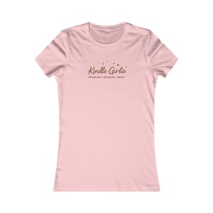 Kindle Reader Shirt | Comfort Colors Tshirt | Kindle Girlie Shirt | Book Lover Shirt | Bookish Gift For Her | Book Lover Gift |Booktok Merch Pink