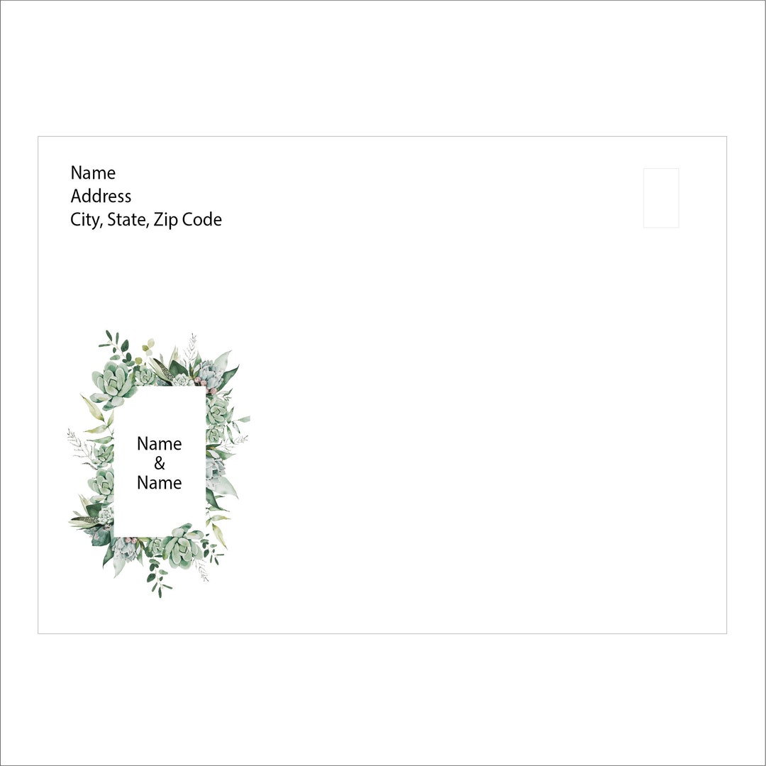 Thank You Card Envelopes Design Eighteen - Etsy
