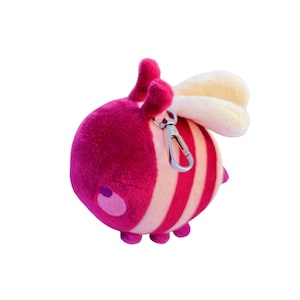 Portachiavi di peluche a forma di ape