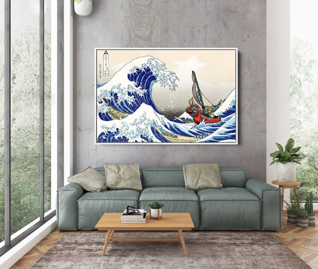 The Great Wave Zelda the Legend of Zelda Windwaker the Great Etsy