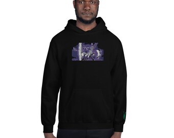 Anime Grafik bestickter Hoodie