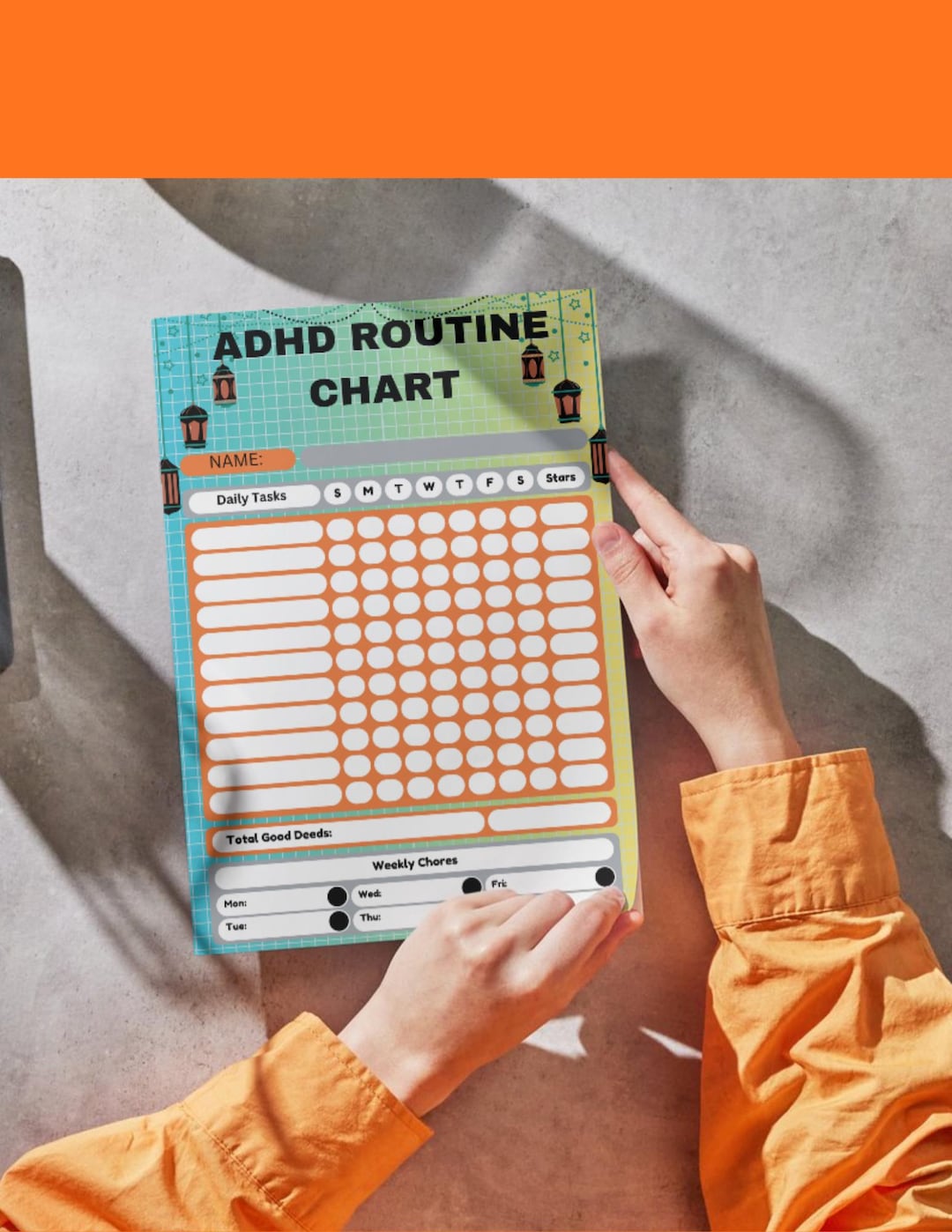 Adhd Routine Checklist ADHD Visual Routine Charts | Daily Planning Tools | Digital Download ...