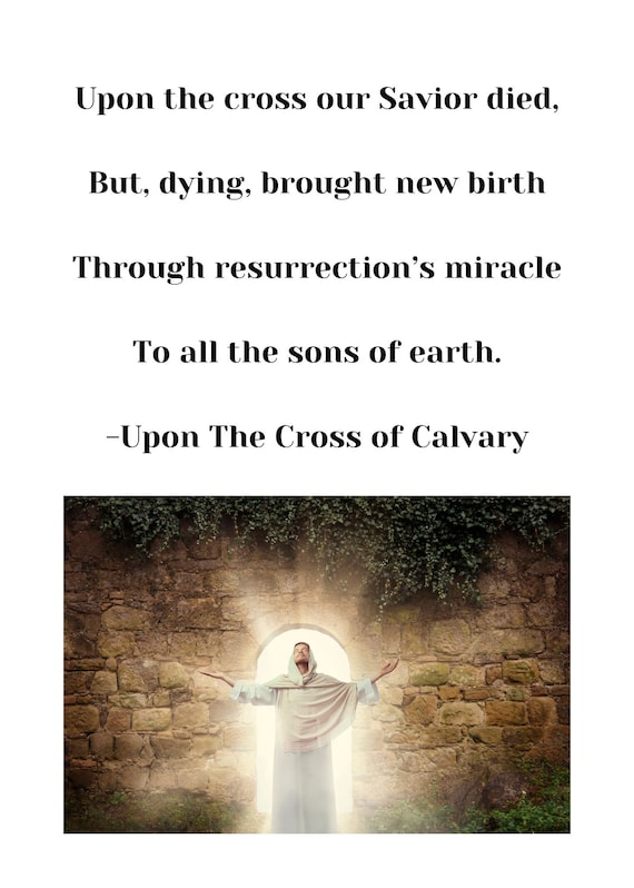 Calvary Covers It All Hymn Lyrics Upon The Cross Of Calvary Lyrics - Main Image