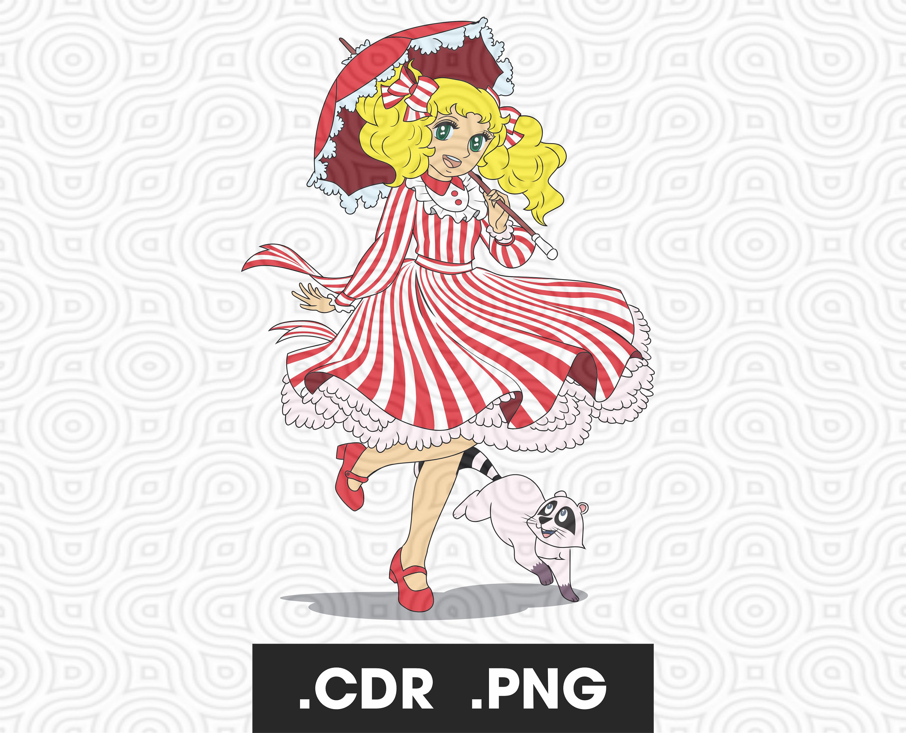 Candy Candy Cartoon Anime Sticker for Sale by MyStudioDesigns