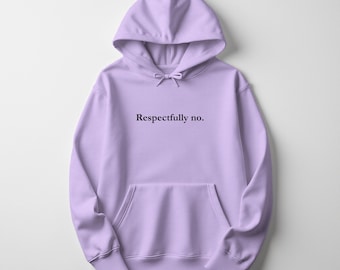 Respectively No. - Hoodie met capuchon