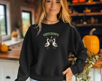 Goosebumps Sweatshirt ( embroidered)
