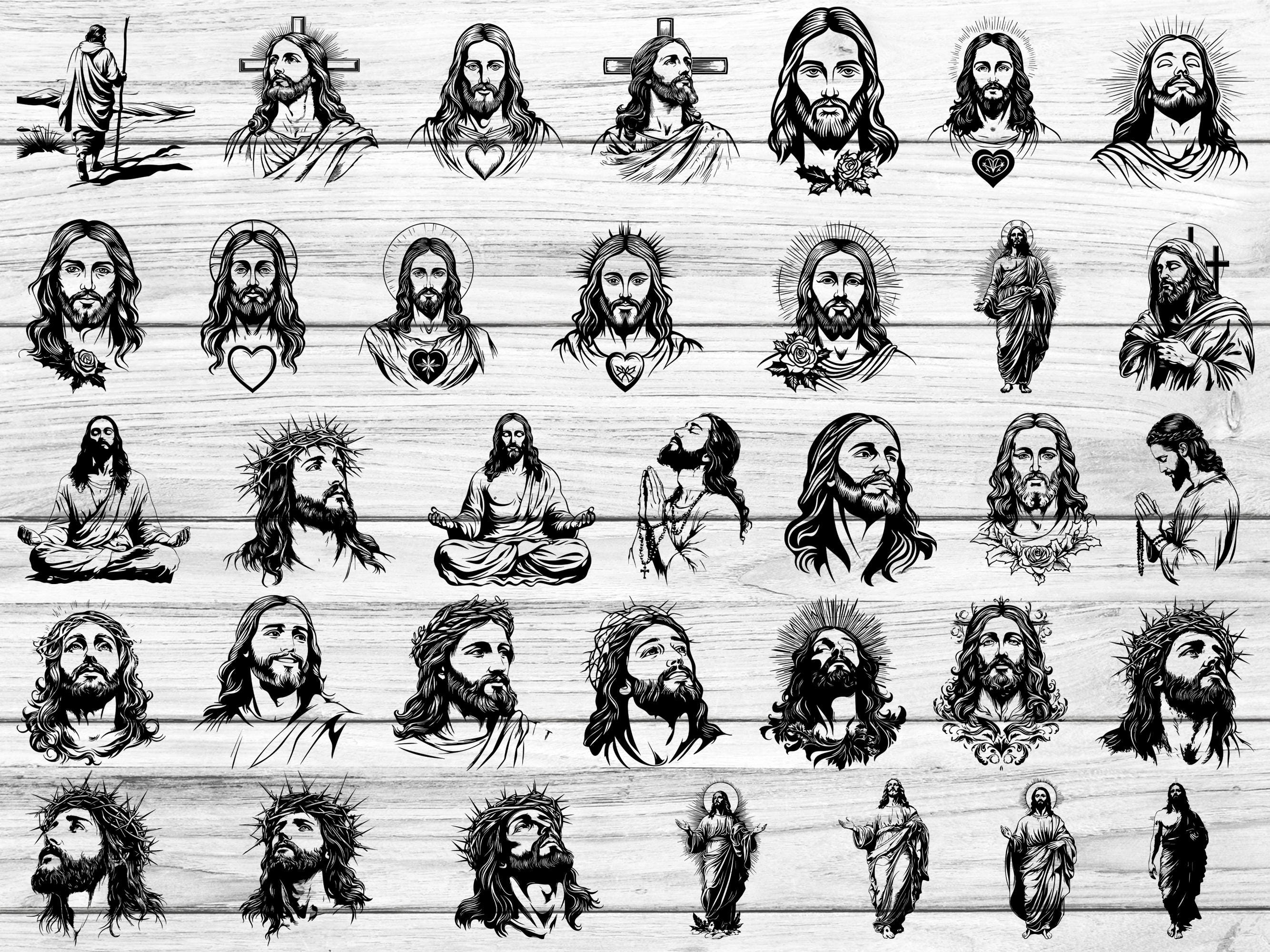 Jesus Christ SVG Bundle, Jesus Christ Png, Jesus Christ Vector ...
