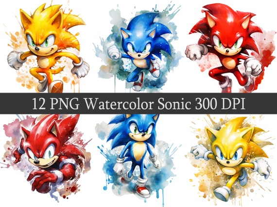 Kit Digital Sonic 40 cliparts png