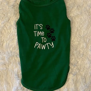 Pawty Pet Shirt | Pet Clothing | Dog Clothing | Cat Clothing | Dog Lover Shirt | Cat Lover Shirt | Pet Fasion | Gift for Dog Mom | Pet Tee |