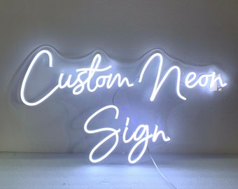 Enseignes au néon personnalisées pour chambre, Enseigne au néon personnalisable pour chambre, Logo d'entreprise néon pour bar, Enseigne logo personnalisée pour décoration intérieure