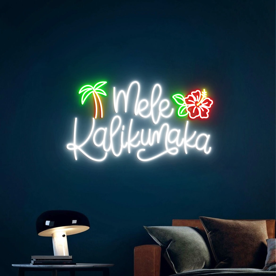 Lighted Mele Kalikimaka Sign - Etsy