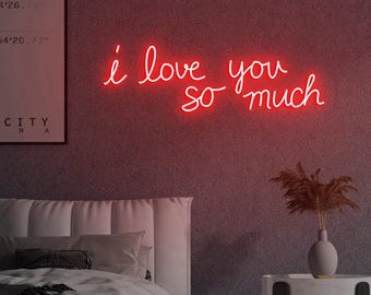 Austin I Love You So Much LED-neonskylt: Bröllopsdekoration i Texas