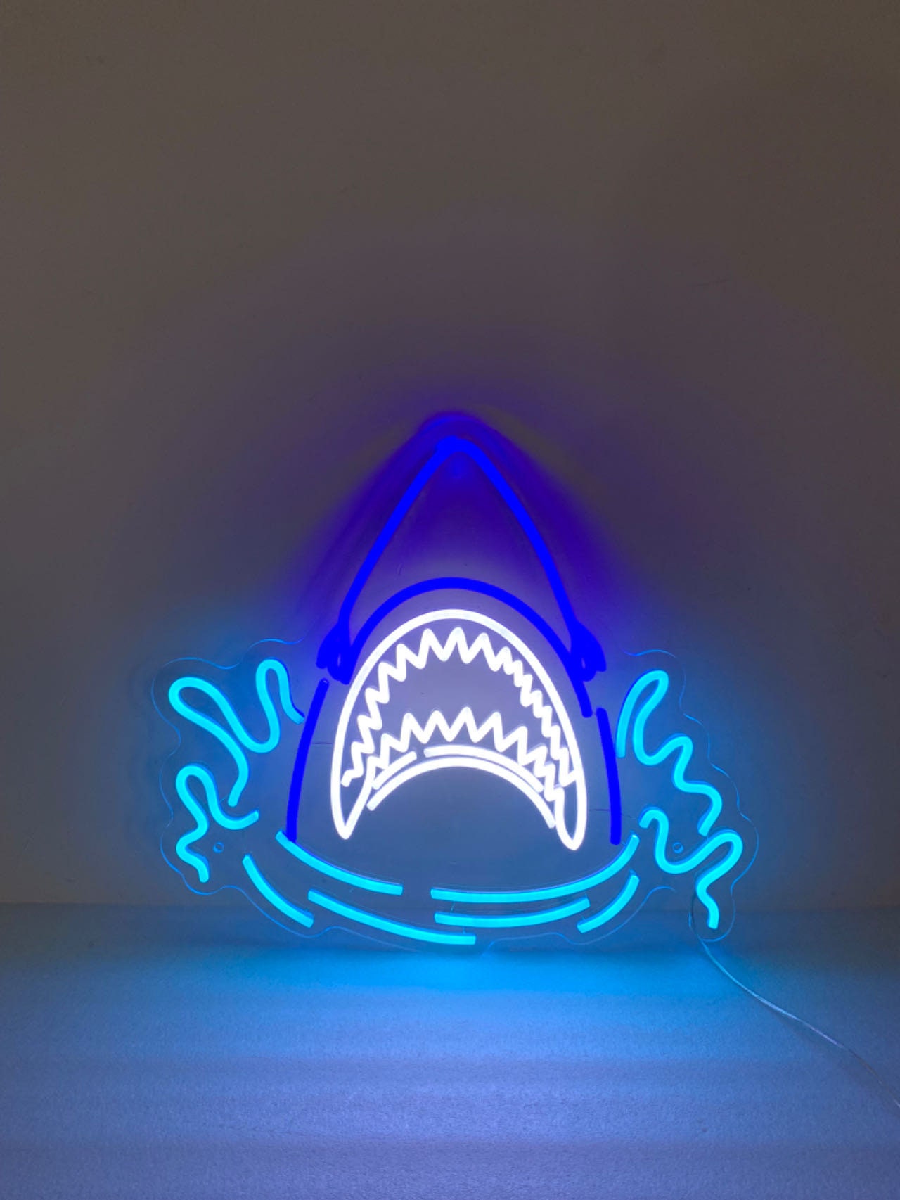 Led Design Shark Shark Neon Light, Neon Sign Light Decor, Shark Bedroom Neon Sign, Sea ...