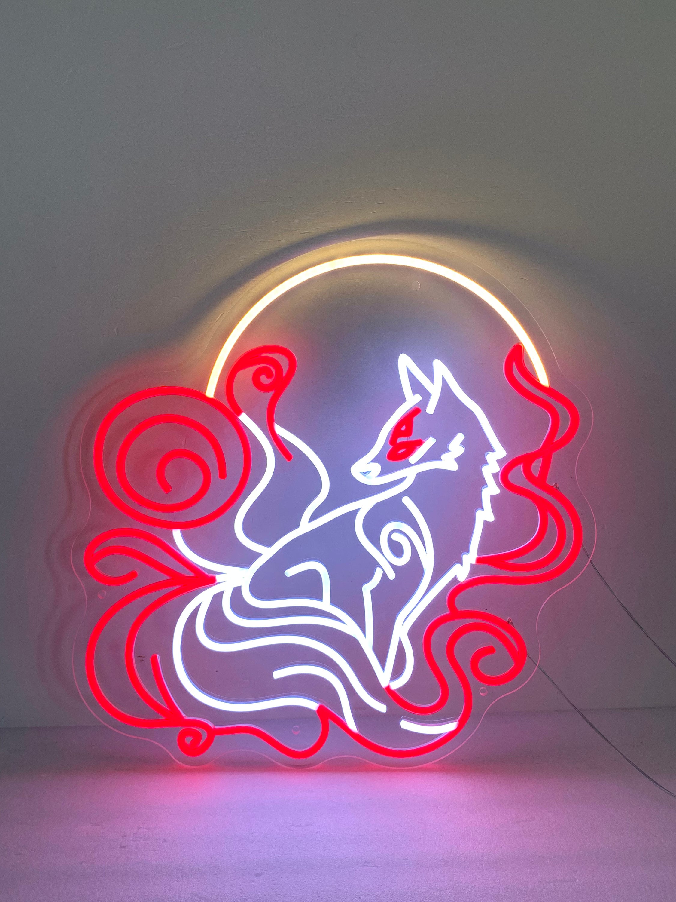 処分価格 Maison kitsune neon fox print スウェット