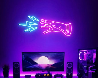Custom Bioshock Plasmids Neon Sign, Man Cave Wall Decoration Gift Neon Light