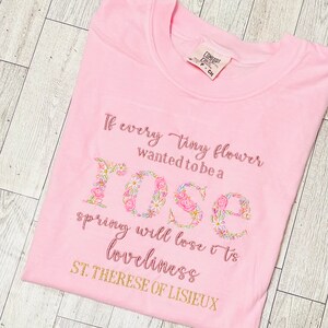 St. Therese of Lisieux shirt, St.Therese  Lisieux gifts,