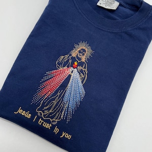 The Divine Mercy shirt,Jesus I trust in you,Sacred Heart of Jesus T shirt, Mary of God, Catholic Shirt, Catholic Gifts for Mary, Jesus shirt