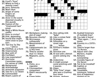 Mini (5x5 Thru 7x7) - Customized Printable Crossword Puzzle