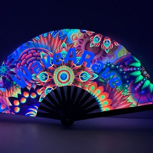 Mushroom Rave Hand Fan Rave Accessories Festival Accessories